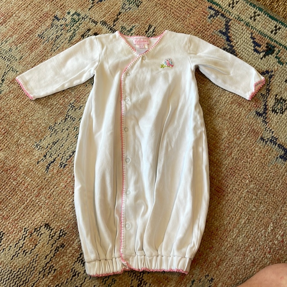 Kristaben Baby Gown with Owl